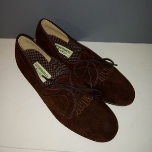 Vintage Suede Tasseled Pumps